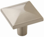 AMEROCK Extensity Cabinet Knob, Satin Nickel, 1-1/8 In. HARDWARE & FARM SUPPLIES AMEROCK