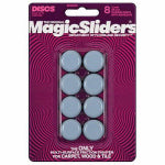 MAGIC SLIDERS L P Surface Protectors, Furniture Sliding Discs, Adhesive, 1-In. Round. 8-Pk. HARDWARE & FARM SUPPLIES MAGIC SLIDERS L P