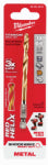 MILWAUKEE Milwaukee SHOCKWAVE 48-89-4612 Impact Drill Bit, 15/64 in Dia, 4.13 in OAL, Twist Flute, 1/4 in Dia Shank, Hex Shank TOOLS MILWAUKEE