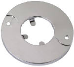 PLUMB SHOP DIV BRASSCRAFT Floor/Ceiling Split Flange, Chrome-Plated Brass, 1-1/2 In. IP x 1-29/32 In. O.D. PLUMBING, HEATING & VENTILATION PLUMB SHOP DIV BRASSCRAFT