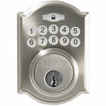 TAIWAN FU HSING INDUSTRIAL CO Castle Electronic Deadbolt, Satin Nickel HARDWARE & FARM SUPPLIES TAIWAN FU HSING INDUSTRIAL CO