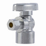 SHARKBITE/CASH ACME Brass Ball Angle Valve, Quarter Turn, 1/2 x 1/4 In. PLUMBING, HEATING & VENTILATION SHARKBITE/CASH ACME