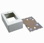 WIREMOLD COMPANY 700 Series Extra Deep Outlet Box, Ivory, 1.75-In. ELECTRICAL WIREMOLD COMPANY