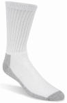 WIGWAM MILLS INC Work Socks, White & Gray, Men's Medium, 3-Pk.