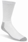 WIGWAM MILLS INC Work Socks, White & Gray, Men's Medium, 3-Pk. CLOTHING, FOOTWEAR & SAFETY GEAR WIGWAM MILLS INC