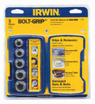 IRWIN Irwin Bolt-Grip 394001 Bolt Extractor Set, 5-Piece, HCS, Specifications: Reverse Spiral Flute TOOLS IRWIN   