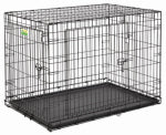 MIDWEST AIR TECH/IMPORT Dog Training Crate, 2 Doors, 42-In. PET & WILDLIFE SUPPLIES MIDWEST AIR TECH/IMPORT   