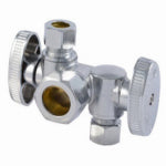SHARKBITE/CASH ACME Brass Ball Valve, Dual Shut Off, Quarter Turn, 1/2 x 3/8 In. PLUMBING, HEATING & VENTILATION SHARKBITE/CASH ACME
