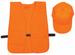 ALLEN COMPANY Hat & Vest Combo, Orange, One Size CLOTHING, FOOTWEAR & SAFETY GEAR ALLEN COMPANY   