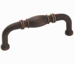 AMEROCK Granby Cabinet Pull, Oil-Rubbed Bronze, 3 In. HARDWARE & FARM SUPPLIES AMEROCK