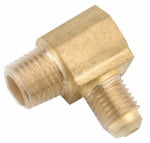 ANDERSON METALS CORP Brass Flare Elbow, Lead Free, 3/8 x 1/4 In. MIP