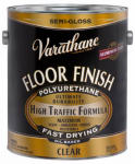 VARATHANE Varathane 130131 Floor Finish Paint, Semi-Gloss, Liquid, Crystal Clear, 1 gal, Can PAINT VARATHANE   