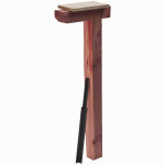 SOLAR GROUP Cedar Drive-in Mailbox Post + Steel Anchor, Natural Finish, 41-In. HARDWARE & FARM SUPPLIES SOLAR GROUP