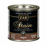 ZAR ZAR 11906 Wood Stain, Mocha, Liquid, 0.5 pt, Can PAINT ZAR   