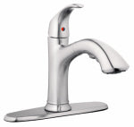 HOMEWERKS WORLDWIDE LLC-IMPORT Kitchen Faucet With Pull-Out Spray, Single Loop Handle, Brushed Nickel
