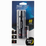 NITE IZE INC Radiant 3-in-1 Mini Flashlight, Black ELECTRICAL NITE IZE INC