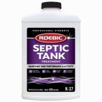 ROEBIC Roebic K-37 Septic System Treatment, Liquid, Straw, Earthy, Slightly Hazy, 1 qt Bottle PLUMBING, HEATING & VENTILATION ROEBIC