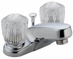 DELTA FAUCET CO Classic Chrome 2-Lever Lavatory Faucet PLUMBING, HEATING & VENTILATION DELTA FAUCET CO   