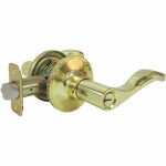 TAIWAN FU HSING INDUSTRIAL CO Reversible Naples Entry Lever Lockset, Polished Brass HARDWARE & FARM SUPPLIES TAIWAN FU HSING INDUSTRIAL CO