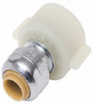 SHARKBITE/CASH ACME Thread Faucet Connector, 1/4 x 1/2 Female x 14 In. PLUMBING, HEATING & VENTILATION SHARKBITE/CASH ACME