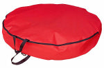SIMPLE LIVING SOLUTIONS LLC Artificial Wreath Storage Bag, Red Polyester, 30-In. HOLIDAY & PARTY SUPPLIES SIMPLE LIVING SOLUTIONS LLC
