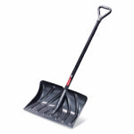 SUNCAST CORP Snow Shovel/Pusher, 20 In. No-Stick Blade