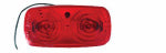 URIAH PRODUCTS Trailer Marker Clearance Light, Red, Double Bulls Eye Lens, 4 x 2 x 1-In. AUTOMOTIVE URIAH PRODUCTS