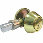 TAIWAN FU HSING INDUSTRIAL CO Mobile Home Single-Cylinder Deadbolt, Polished Brass HARDWARE & FARM SUPPLIES TAIWAN FU HSING INDUSTRIAL CO