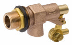 B & K INDUSTRIES B & K 109-814 Tank Float Valve, 3/4 in, Male x Male, 20 TPI Rod, 1/4 in L Rod, Bronze Body HARDWARE & FARM SUPPLIES B & K INDUSTRIES   