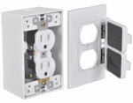 HUBBELL ELECTRICAL PRODUCTS White Duplex Outlet Kit ELECTRICAL HUBBELL ELECTRICAL PRODUCTS   