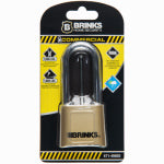 HAMPTON PROD INTL Resettable Combination Padlock, Brass, 2-In. Boron Shackle HARDWARE & FARM SUPPLIES HAMPTON PROD INTL