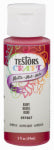 TESTORS Testors 297467 Acrylic Craft Paint, Matte, Ruby, 2 oz, Bottle PAINT TESTORS   