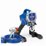 GRACO Graco 262800 Electric TrueAirless Sprayer, 0.5 hp, 75 ft Maximum Hose L Hose, 0.009, 0.011, 0.013, 0.015 (in) Compatible Tip Sizes, 0.27 gpm, 3000 psi PAINT GRACO