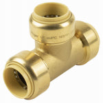 B&K LLC Push-On Tee 1-In. Copper PLUMBING, HEATING & VENTILATION B&K LLC   