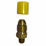 UNITED STATES HDW MFG/U S HARDWARE RV Propane Adapter Fitting, Brass, 1/4-In. AUTOMOTIVE UNITED STATES HDW MFG/U S HARDWARE