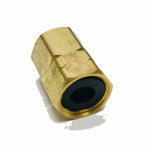 SIOUX CHIEF MFG CO. Compression Adapter, Brass, 3/8 x 3/8 In. Female PLUMBING, HEATING & VENTILATION SIOUX CHIEF MFG CO.