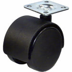 RICHELIEU AMERICA LTD Dual Wheel Caster With Plate, Black, 2-In., 2-Pk. HARDWARE & FARM SUPPLIES RICHELIEU AMERICA LTD