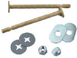 PLUMB SHOP DIV BRASSCRAFT Snap-Off Toilet Flange Bolts, 2-Pk.