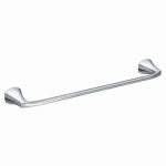 MOEN Moen Lindor MY8724CH Towel Bar, 24 in L Rod, Brass/Zinc, Chrome, Wall Mounting HOUSEWARES MOEN