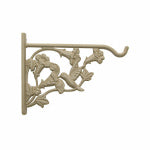 PANACEA PRODUCTS Hanging Plant Bracket, Sand, Hummingbird, Aluminum, 8-In. LAWN & GARDEN PANACEA PRODUCTS