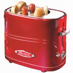 ENGLEWOOD MARKETING GROUP INC Retro Hot Dog & Bun Pop-Up Toaster, Red APPLIANCES & ELECTRONICS ENGLEWOOD MARKETING GROUP INC