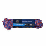 RICHELIEU AMERICA LTD. Paracord 550 Nylon Rope, Patriot, 5/32 In. x 50 Ft. HARDWARE & FARM SUPPLIES RICHELIEU AMERICA LTD.