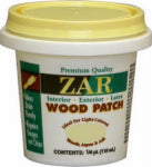 ZAR ZAR 30906 Wood Patch, Paste, Amine, 0.5 pt Pail PAINT ZAR