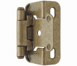 AMEROCK Cabinet Hinge, Self-Closing, Champagne Bronze, 1/2 In. Overlay, 2-Pk. HARDWARE & FARM SUPPLIES AMEROCK