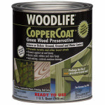 WOODLIFE WOODLIFE 1904A Wood Preservative, Green, Liquid, 1 qt, Can PAINT WOODLIFE