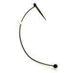 RAINDRIP INC Adjustable Flow Bubbler Assembly, Half-Circle Pattern, 4 Stream, with 1/4 in. Clamp N Pierce Inlet on 6 in. Stake