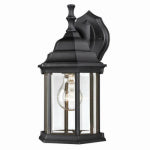 WESTINGHOUSE LIGHTING CORP Outdoor Wall Light Fixture, Textured Black Aluminum ELECTRICAL WESTINGHOUSE LIGHTING CORP