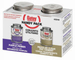 OATEY COMPANY Handy Pack Solvent Pipe Cement Weld Kit, 8 oz. Clear PVC Pipe Cement