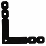 SIMPSON STRONG TIE Ornamental L Angle, 12 Gauge, Black, 12 x 12 In.