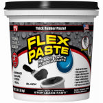 SWIFT RESPONSE LLC FLEX PASTE Super Thick Waterproof Rubberized Paste, Black, 3-Lb. Tub HOUSEWARES SWIFT RESPONSE LLC   